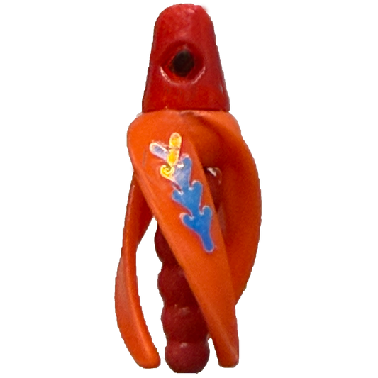 TailSpin Scud Fluo Red Orange (Fishbone Moonjelly)