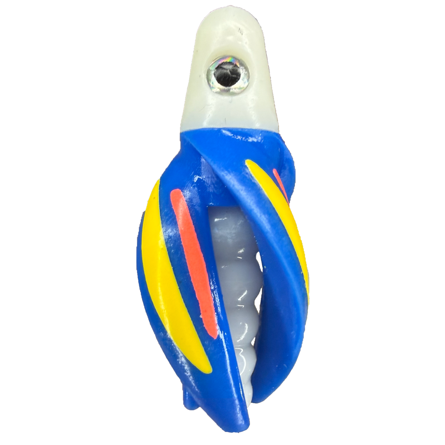 TailSpin Scud White Fluo Blue (Stripe Glow Yellow Red)
