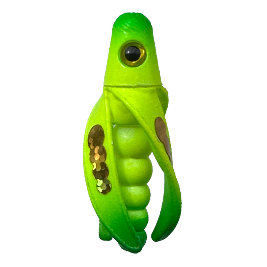 TailSpin Scud Fluo Yellow-Green (Circles Gold)