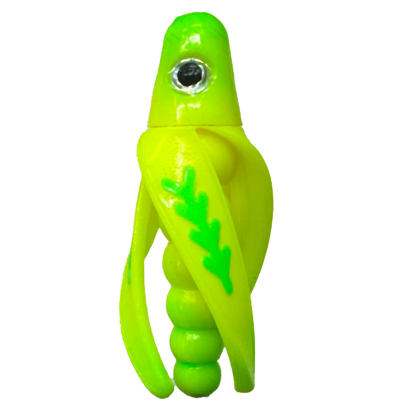 TailSpin Scud Fluo Yellow-LightGreen (Fishbone Glow Green)