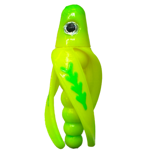 TailSpin Scud Fluo Yellow-LightGreen (Fishbone Glow Green)