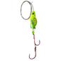 TailSpin Scud Fluo Yellow-LightGreen (Fishbone Silver)