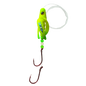 TailSpin Scud Fluo Yellow-LightGreen (Fishbone Silver)