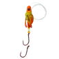 TailSpin Scud Rigged Fluo Yellow Orange (Fishbone Gold)