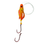 TailSpin Scud Rigged Fluo Yellow Orange (Fishbone Pink Orange)
