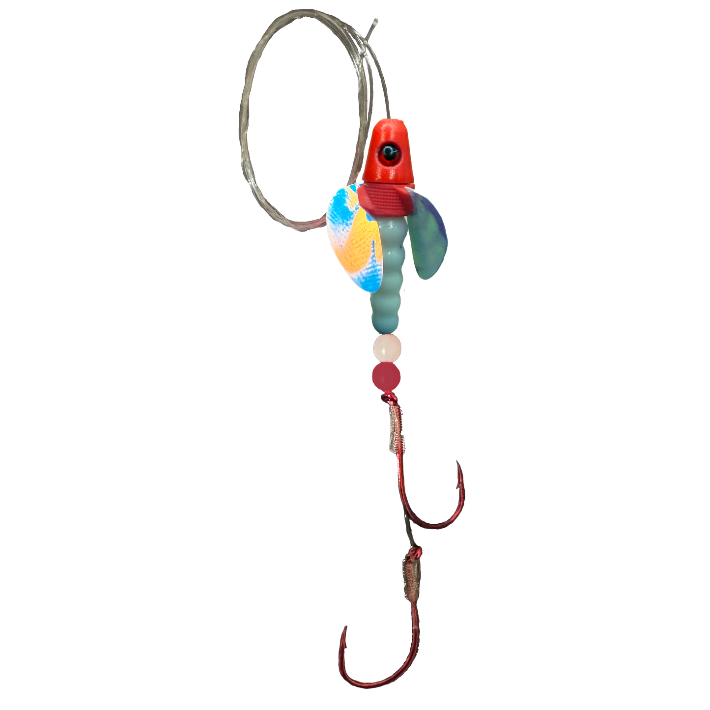 TailSpin ScudWing Fluo Red White (Moonjelly)