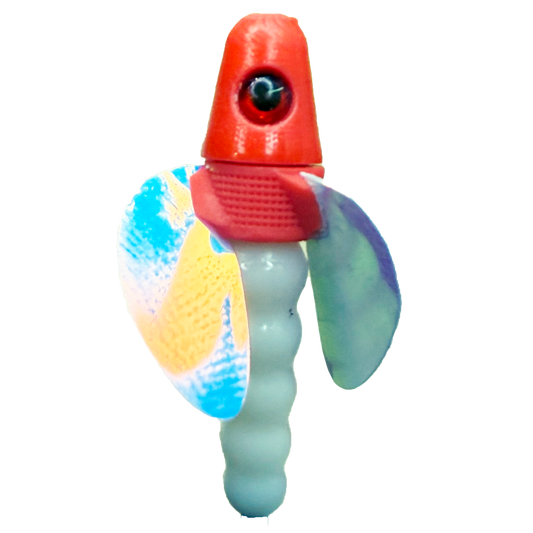 TailSpin ScudWing Fluo Red White (Moonjelly)