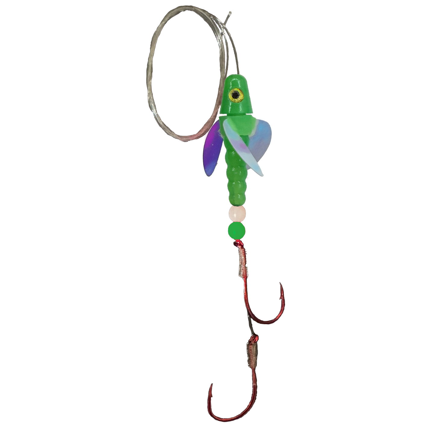 TailSpin ScudWing Glow Green  (Glow Moonjelly)