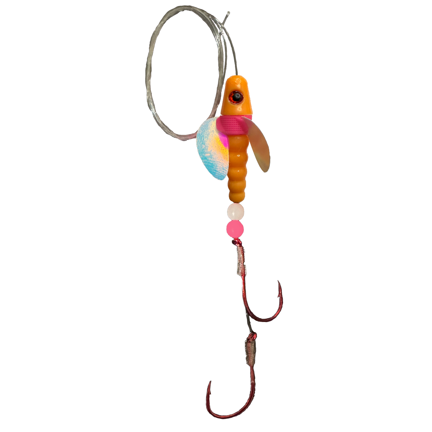 TailSpin ScudWing Fluo Mango Pink  (Glow Moonjelly)